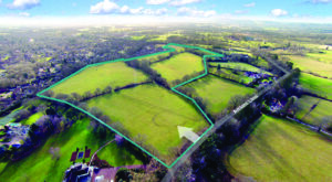 Cala Homes site Cranleigh Amlets Lane green field